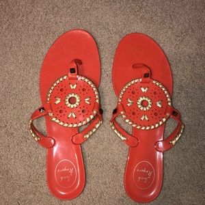Jack Rogers flip flops